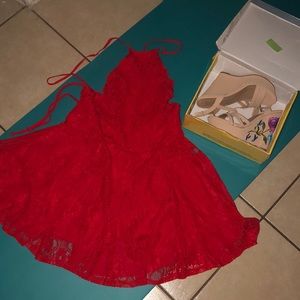 Forever 21 Red Dress , forever 21 heels